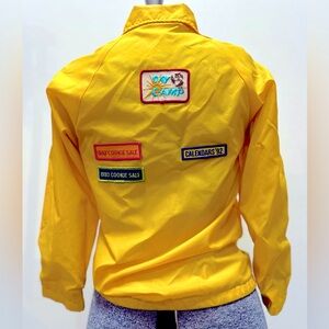 90’s Girl Scout Yellow Windbreaker (m 10-12)